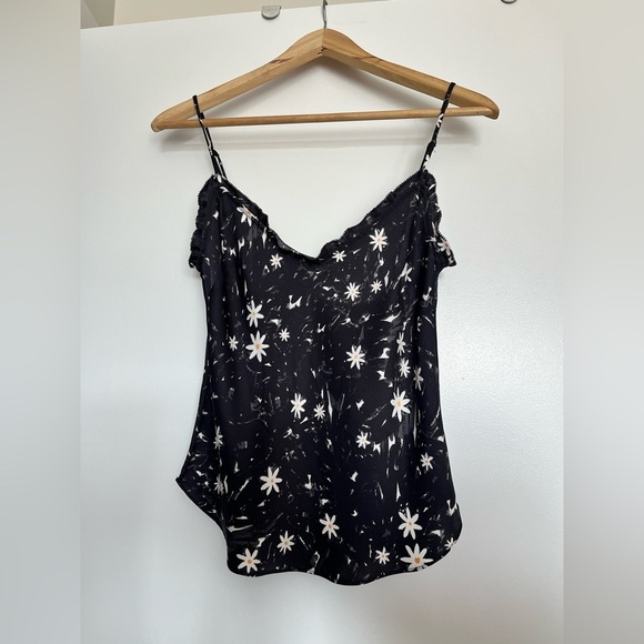 ARITZIA Wilfred Daisy Black Tank Top XS - Picture 3 of 6